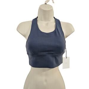 ITALIC Racerback Sports Bra in Slate Blue Size XS NWT